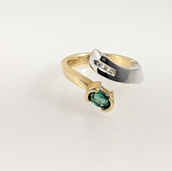 Green Tourmaline ring
